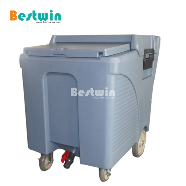 125L High quality Food Insulation Grey Ultra Ice Caddy For Carring Ice For Hotels