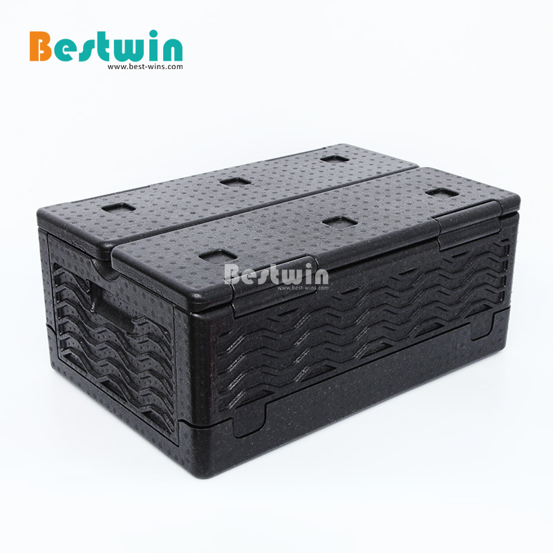 Folding EPP insulated container Collapsible Insulated Food Carrier EPP Foam Ice Chest Cooler Box
