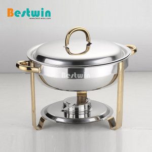 Buffet Equipment Stainless Steel Food Warm Oval Chafing Dish